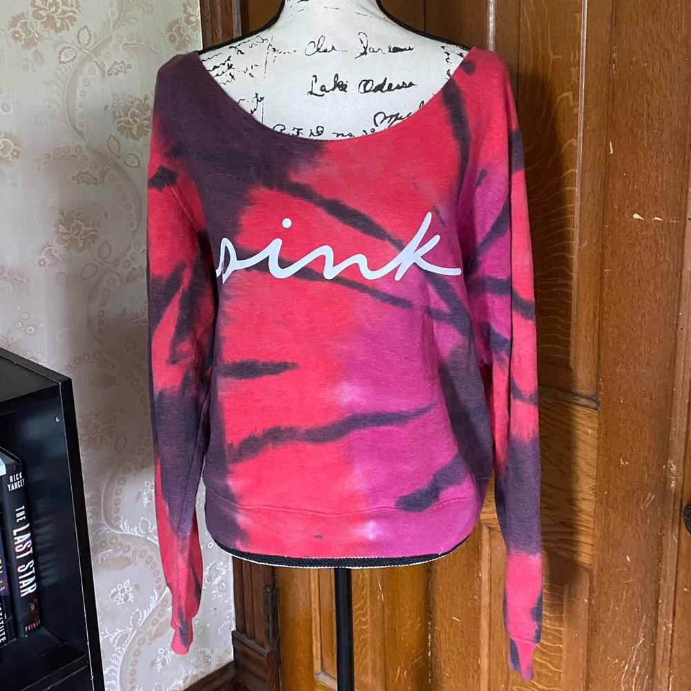 Victoria’s Secret PINK Tie Dye 80’s inspired Sweatshirt